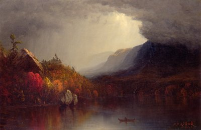 Study of a Coming Storm on Lake George by Sanford Robinson Gifford