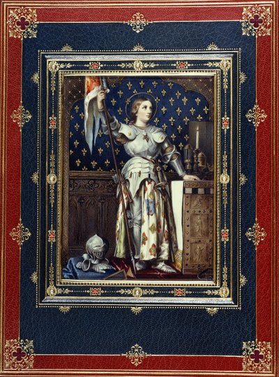 Miniature of Saint Joan of Arc by Sangorski and Sutcliffe