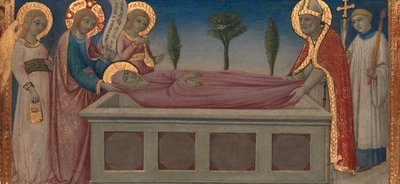 The Burial of Saint Martha, ca. 1460-70 by Sano di Pietro