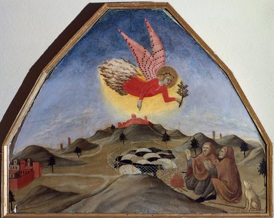 Announcement to Shepherds by Sano di also Ansano di Pietro di Mencio Pietro