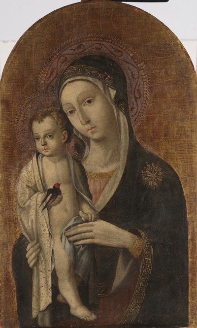 Madonna and Child by Sano di also Ansano di Pietro di Mencio Pietro