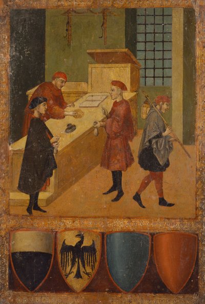 Payment of Employees of the City by Sano di also Ansano di Pietro di Mencio Pietro