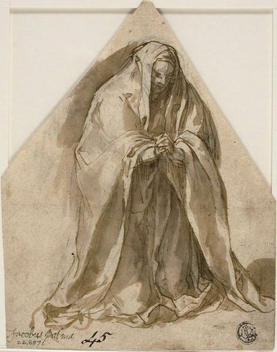 Kneeling Woman by Sante Peranda