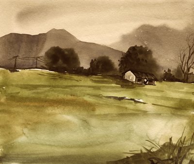 Misty Mountain Farmhouse by Santhosh ch
