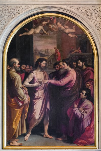 Incredulity of St. Thomas by Santi di Tito