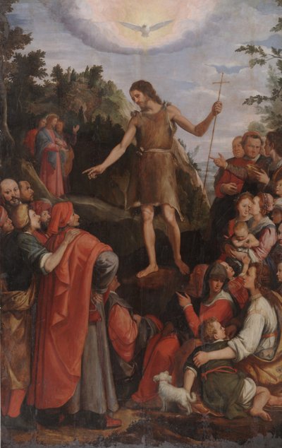 St. John the Baptist Preaching in the Wilderness by Santi di Tito