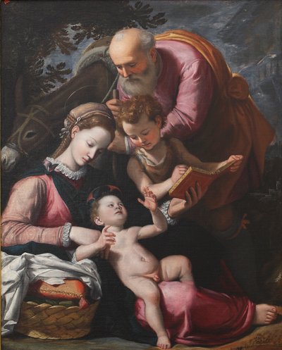 The Rest on the Flight into Egypt by Santi di Tito