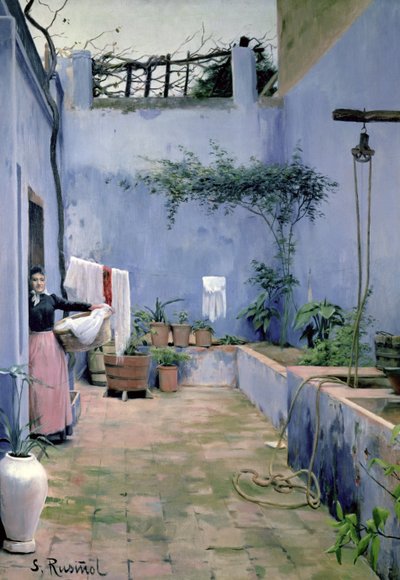 Patio Interior by Santiago Rusinol i Prats
