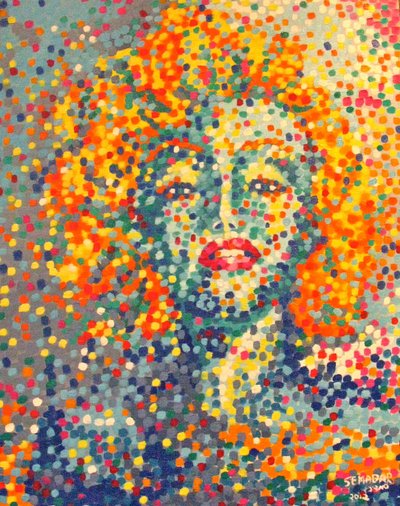 Marilyn Monroe by Santina Semadar Panetta
