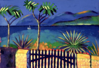 Mediterranean Garden by Sara Hayward