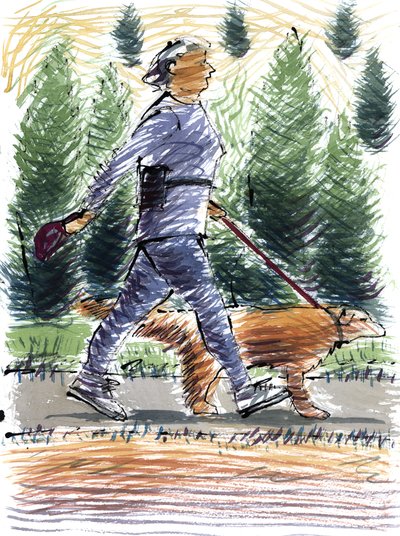 Walking the Dog by Sara Hayward