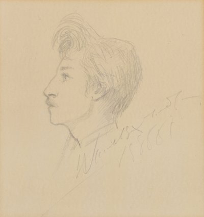 Portrait of W. Graham Robertson by Sarah Bernhardt