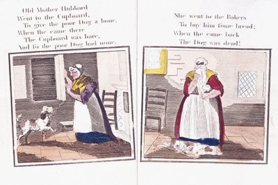 Two Pages from the Nursery-Rhyme Book 
