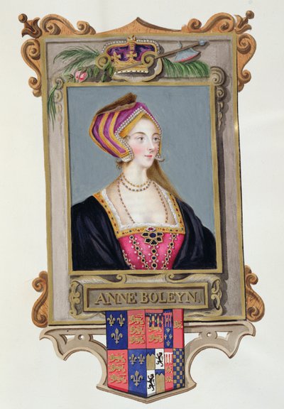 Portrait of Anne Boleyn (1507-36) 2nd Queen of Henry VIII, as a Young Woman from 