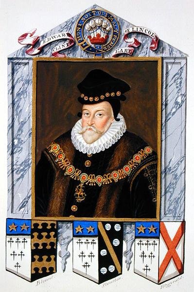 Portrait of Edward Fiennes de Clinton (1512-85) 1st Earl of Lincoln from 