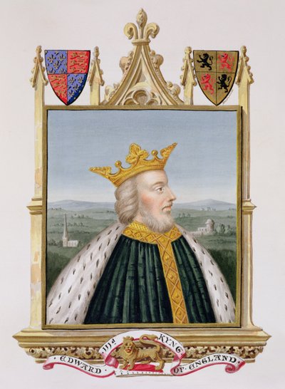 Portrait of Edward III, King of England by Sarah Countess of Essex