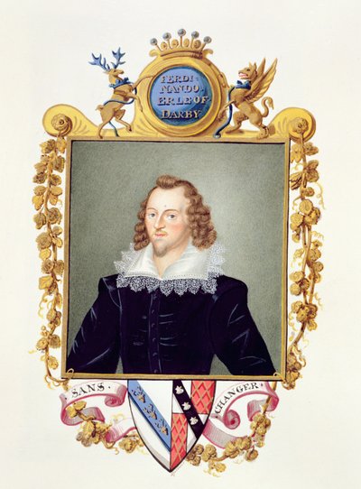 Portrait of Ferdinando Stanley, 5th Earl of Derby by Sarah Countess of Essex