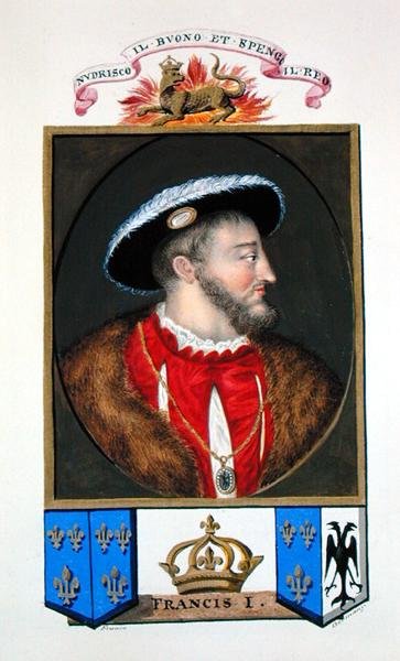 Portrait of Francois I King of France from 