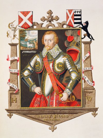 Portrait of Henry, 5th Lord Windsor (1562-1615) from 
