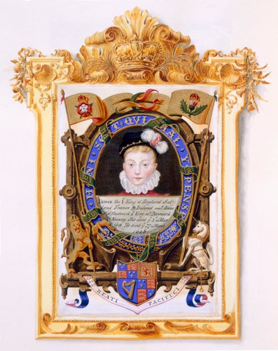 Portrait of James VI of Scotland Later James I of England as a boy from 