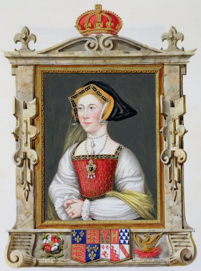 Portrait of Jane Seymour, 3rd Queen of Henry VIII from 