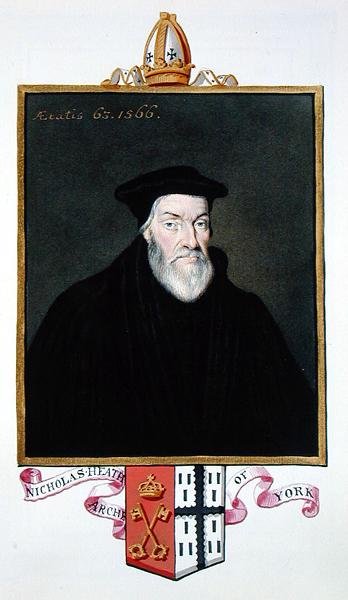 Portrait of Nicholas Heath, Archbishop of York from 