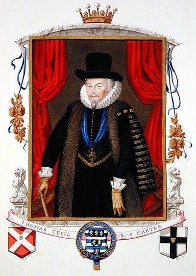 Portrait of Sir Thomas Cecil, 1st Earl of Exeter, 2nd Lord Burghley from 