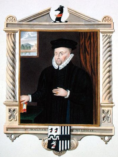 Portrait of Sir Walter Mildmay (c.1520-89) from 