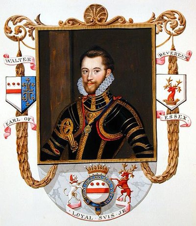 Portrait of Walter Devereux (1541-76) 1st Earl of Essex from 