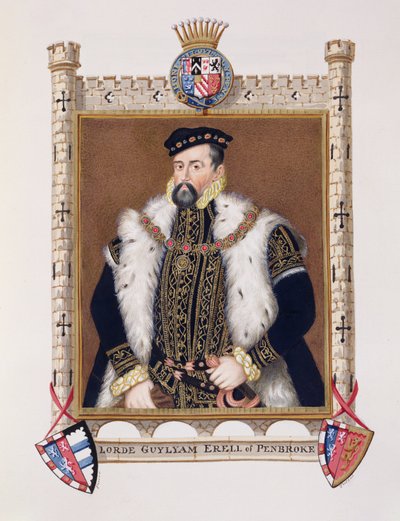 Portrait of William Herbert (c.1506-70) 1st Earl of Pembroke from 