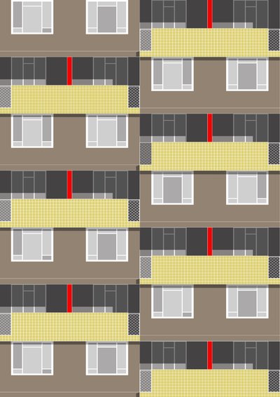 Spa Green Estate, 2017 by Sarah Evans