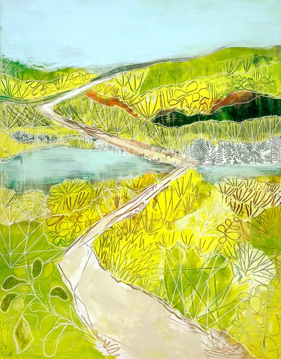 Vibrant Winding Path by Sarah Fitzgerald