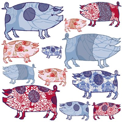 Piggy in the Middle, 2005 by Sarah Hough