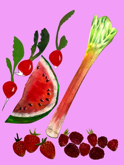 Fruit & veggies by Sarah Thompson Engels