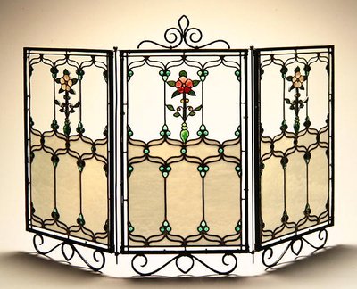 Fire screen, from Boston by Sarah Wyman Whitman