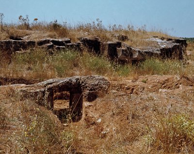 Nuragic culture: ruins of the prenuragic city on the megalithic site of Anghelu Ruju: the central tower by Sardinia Nuragic Civilization