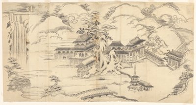 Landscape in Chinese Style by Sasaya (workshop of)
