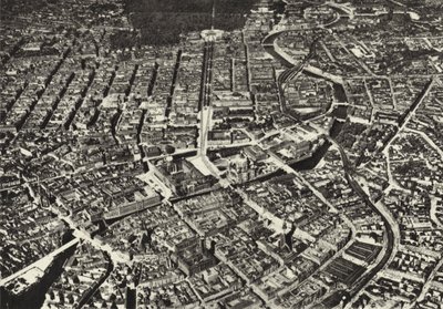 Berlin: The City seen from an airplane by Sasha Stone