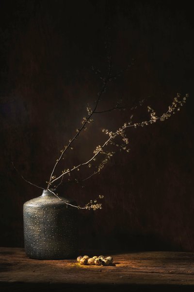 Moody Botanical Still Life by Saskia Dingemans