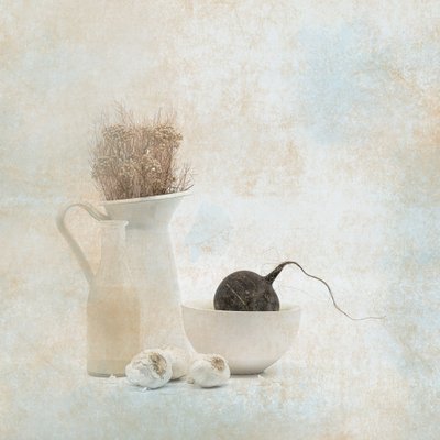 Muted Organic Still Life by Saskia Dingemans