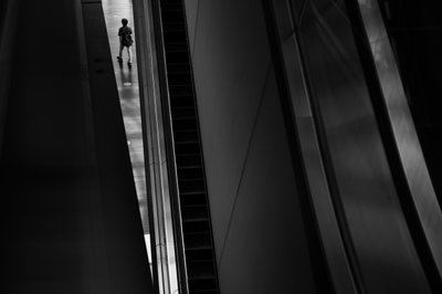 Solitary Escalator Path by Satoshi Hata
