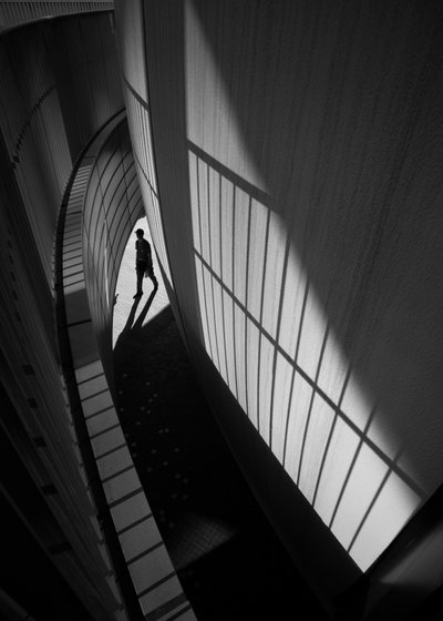 Solitary Shadow Walk by Satoshi Hata
