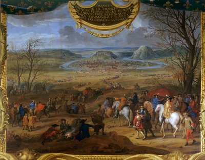 The Actions of Louis II Prince of Bourbon Conde, Conquest of the Franche-Comte by Sauveur Le Conte