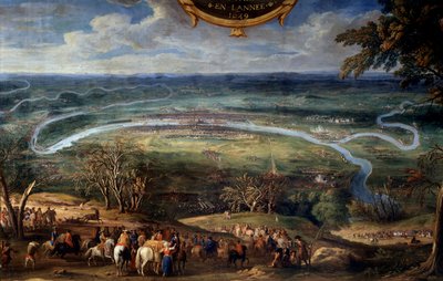 The Actions of Louis II of Bourbon, Prince of Conde (Grand Conde) (1621-1686), blockade of Paris in 1649 during the Fronde by Sauveur Le Conte