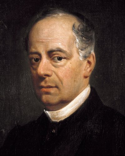 Risorgimento: Portrait of Carlo Poerio (1803-1867), Italian patriot (detail). Painting by Francesco Saverio Altamura (1822-1897). Naples, Museo Nazionale di San Martino by Saverio Altamura