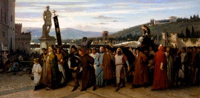 The Funeral of Buondelmonte by Saverio Altamura
