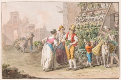 A Vegetable Stall by Saverio della Gatta