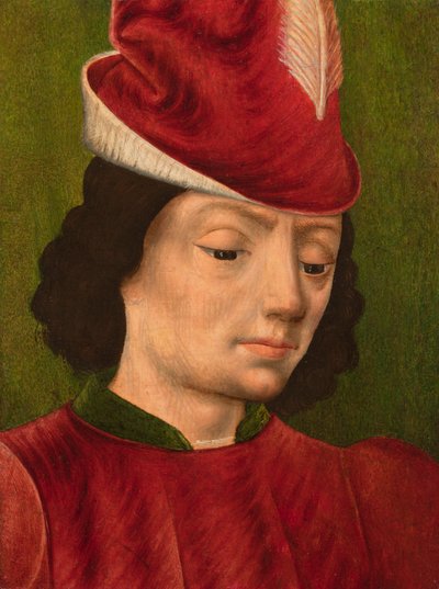 A Male Figure Perhaps Saint Sebastian: A Fragment by Savoyard School