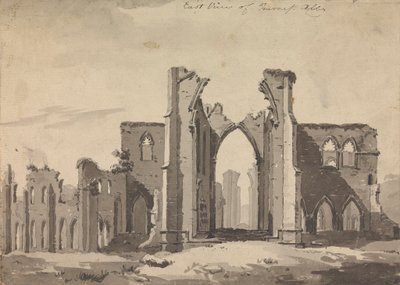 East View of Furness Abbey by Sawrey Gilpin