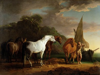 Gulliver Taking His Final Leave of the Land of the Houyhnhnms by Sawrey Gilpin